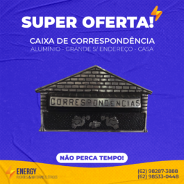 Caixa de Correspondência Casa Grande S/ Endereço Alumínio