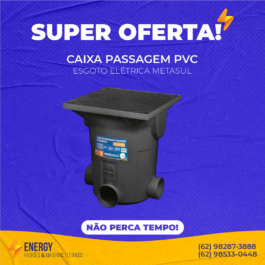 Caixa Passagem PVC Metasul
