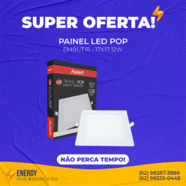 Painel LED 17×17 Embutir