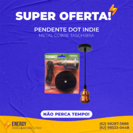 Pendente Dot Indie Metal Cobre Taschibra