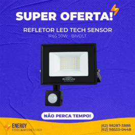 Refletor Led Tech Sensor