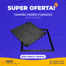 Tampão Ferro Fundido 60×60 Padrão