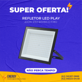 Refletor LED 200W Branco