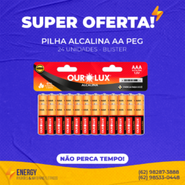 Pilha AA 24 Unidades