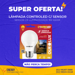 Lâmpada c/ Sensor de Luminosidade 9W