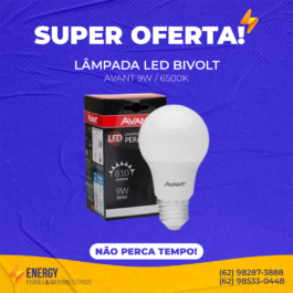 Lâmpada LED 9W