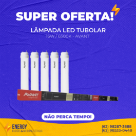 Lâmpada Tubolar 16W