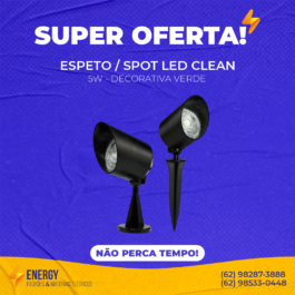 Espeto/Spot LED 5W Verde