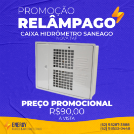 CAIXA HIDRÔMETRO SANEAGO NOVA TAF